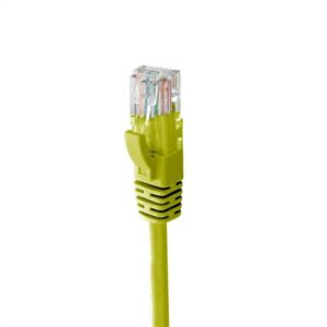 Patch cord UTP CAT6 CCA 30 centimetri colore giallo