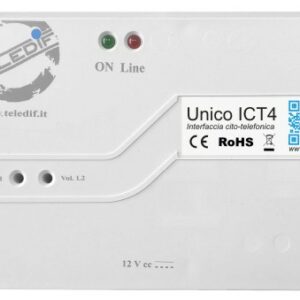 Interfaccia cito-telefonica universale per interno analogico di centralini telefonici PABX o linea urbana analogica.